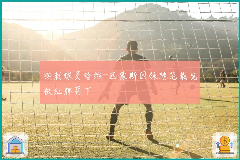 热刺球员哈维-西蒙斯因踩踏范戴克被红牌罚下